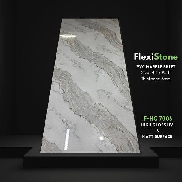 Flexistone sheet (Marble PVC sheet) ,wpvc fluted penel,rock penel 6