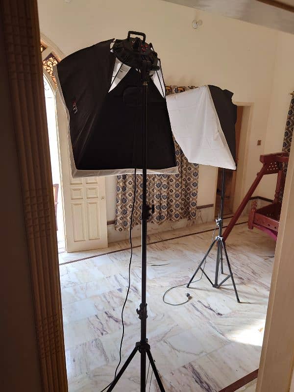 Softbox Lights Full Size (9 Bulbs Holder), Studio Lights, Green Screen 10