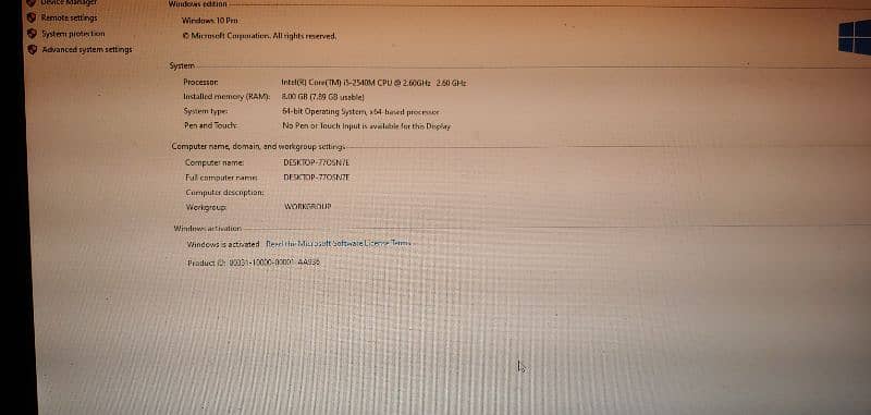 Lenovo Thinkpad T420 with 8GB RAM i5 2nd generation with 500GB Hard 0