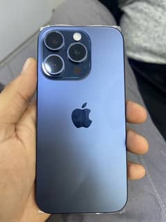 15 Pro Blue titanium