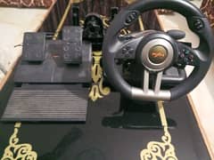 Pxn V3 Pro Steering Wheel for(PC, Playstation,X Box)