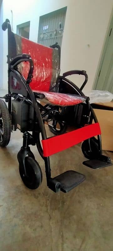 Electric Wheelchair Foldable| Motorized Reliable Wheel Chair Power 4