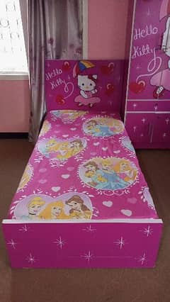 " Kitty's Single Bed Set For Kids "