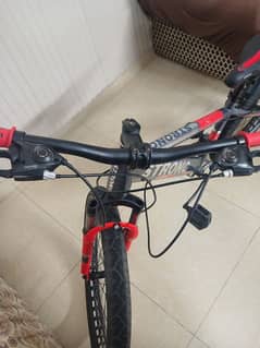 black and red bicycle , strong company ,condition new