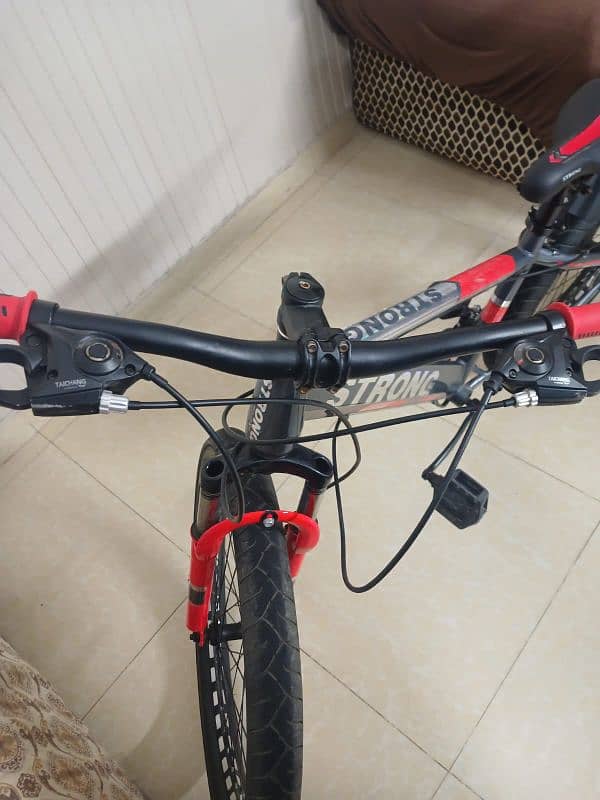 black and red bicycle , strong company ,condition new 0