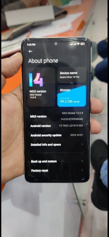 Redmi note 10 pro 10/9 1