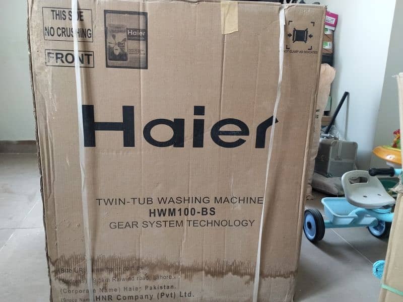 Haier Washing Machine 1