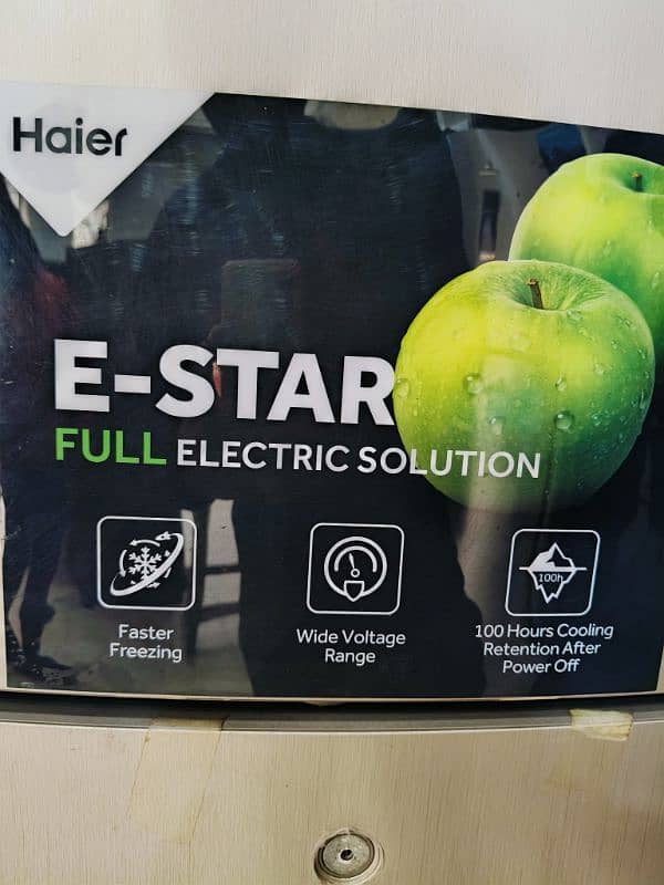 Haier fridge E star good condition no fault total original 1