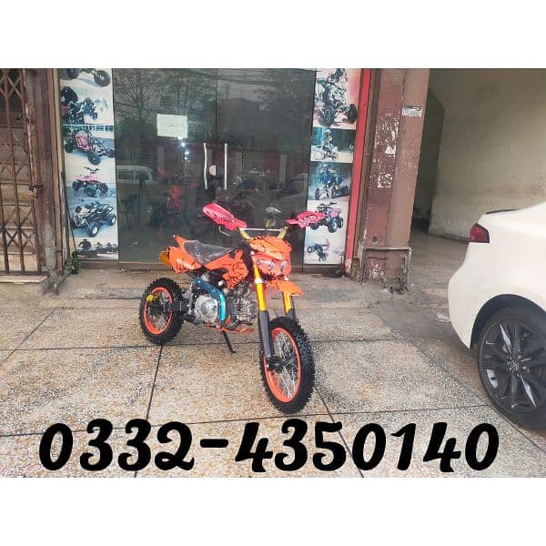 124cc Mini Dirt Bikes And Atv Quad Bikes Delivery In All Pakistan 0