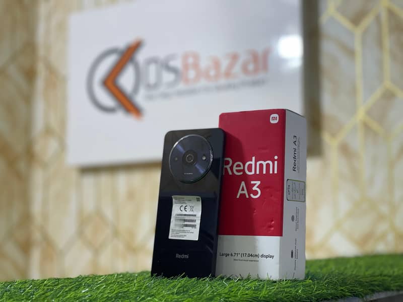 Redmi A3 4/128 with box & complete accessories 9 months warranty 0