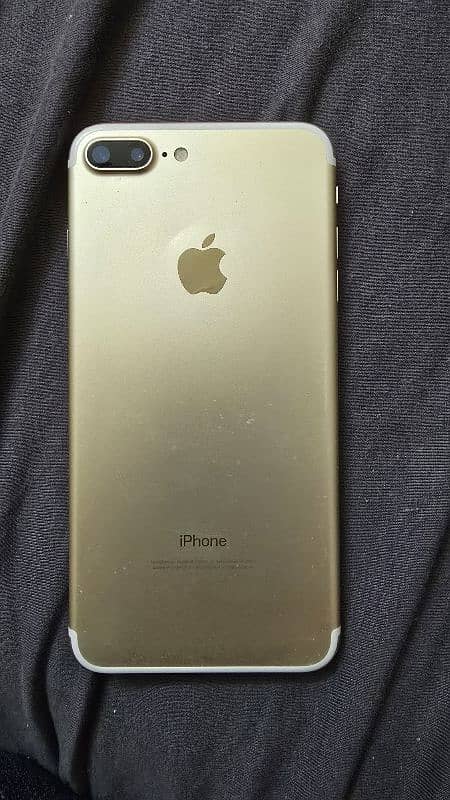 Iphone 7 plus Gold 128 GB PTA Approved 0