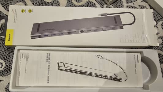 Baseus Metal Gleam Series 8-in-1 & Enjoyment Series Hub Adapter