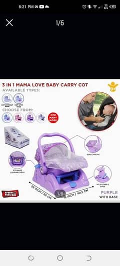 Baby carry cot,baby swing