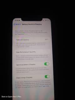 iPhone 11 jv 82 battery health white colour 10 by 10 condition all ok