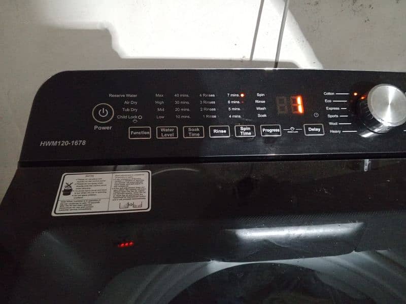 HAIER WASHING MACHINE FOR SALE 2