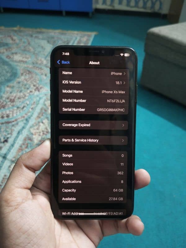 iPhone XS Max | 64 GB | Non PTA JV | 81% Battery Health 7