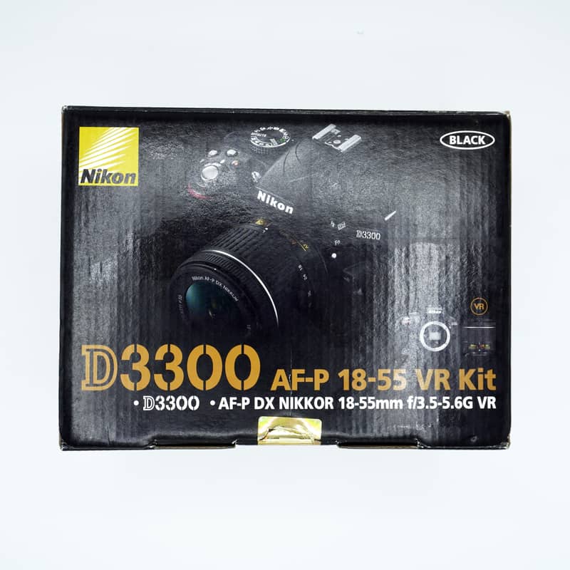 HD1080p DSLR Nikon D3300 Body with Lens VR 18-55mm Lens 1