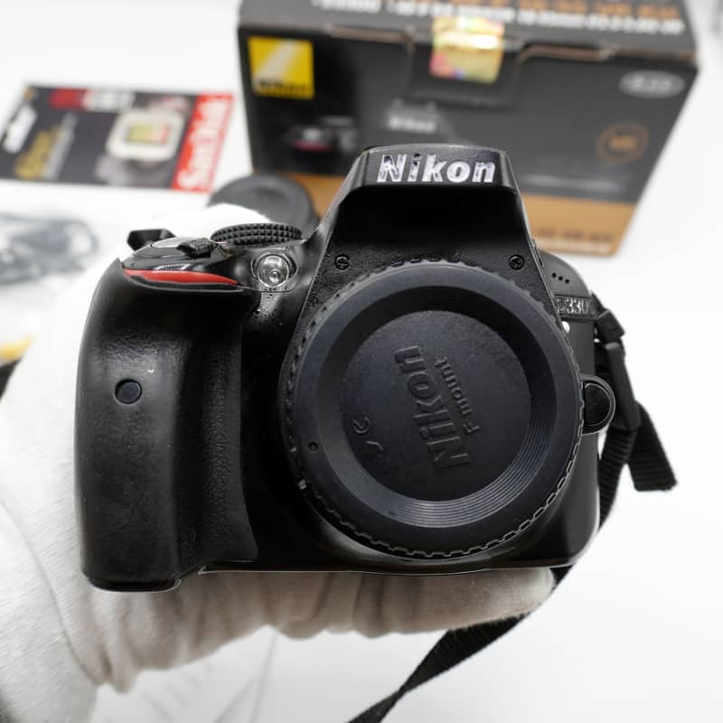 HD1080p DSLR Nikon D3300 Body with Lens VR 18-55mm Lens 9