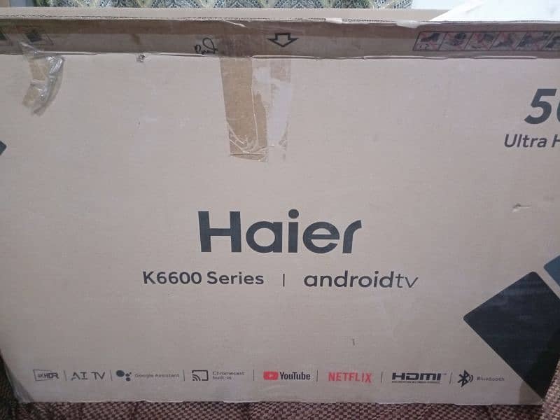 Haier 50 ince led Android 4k Google TV 7