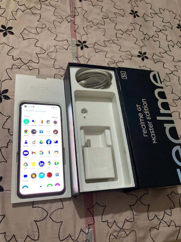 Realme gt master edition 8+4/128 gb with complete assocceries 4