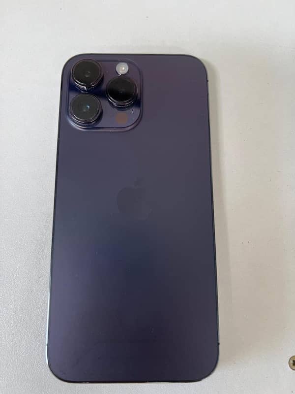 iPhone 14 pro max 128 gb non PTA, 4 month sim time available 0