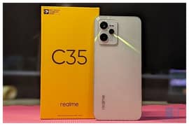 REALME C35 BOX AND CHARGER AVAILABLE