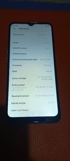 oppo a31 10by10 condtion all ok 6/128