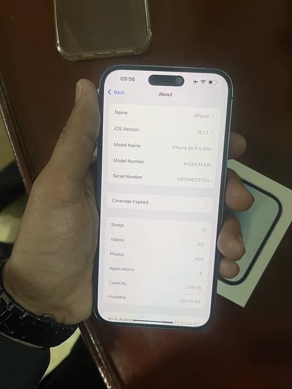 Iphone 14pro max 256gb non pta FU 6