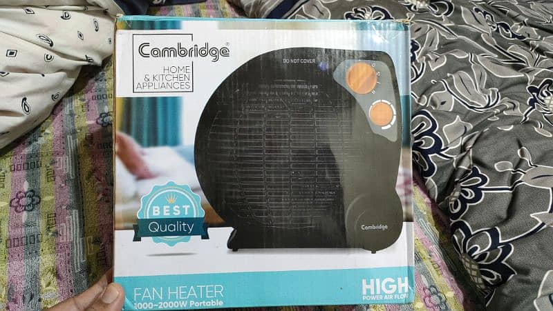 Fan Heater Electric Cambridge 3