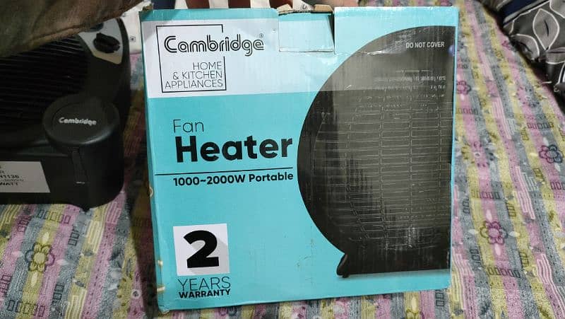 Fan Heater Electric Cambridge 4