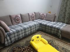 L-shaped sofa