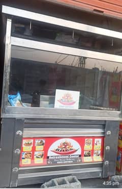 burger shwrma fries counter for sale