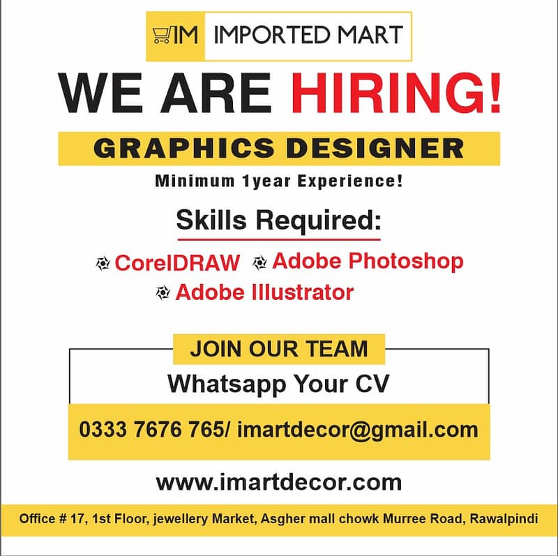 CorelDraw & Adoobe illustrator Graphics designer required 0