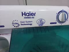 Haier semi automatic washing machine HWM80-AS