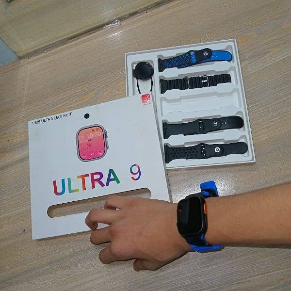 Ultra 9 smart watch for sale new. price negotiatable. 3