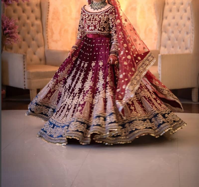 Bridal Dress | Wedding Dress |Barat Lehenga wattsap 03705796101 6