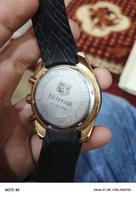 benyar chronograph in 10 by 9 condition 1