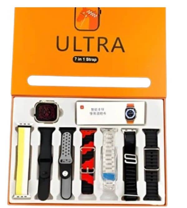 Ultra smart watch with 7 straps 0