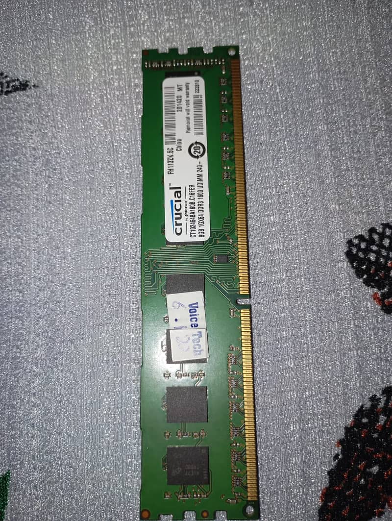 RAM 8GB DDR3 1600 mHz 1