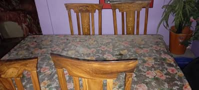 Six Seaters Dinning Table