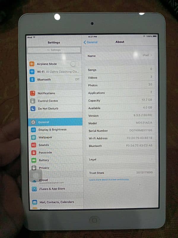 ipad mini 13GB 2