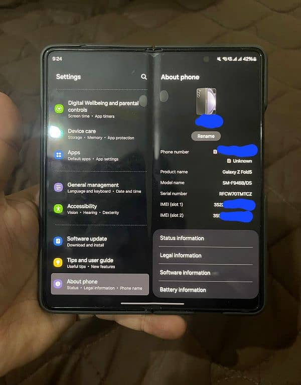 Samsung Galaxy Fold 5 - PTA Approved 9