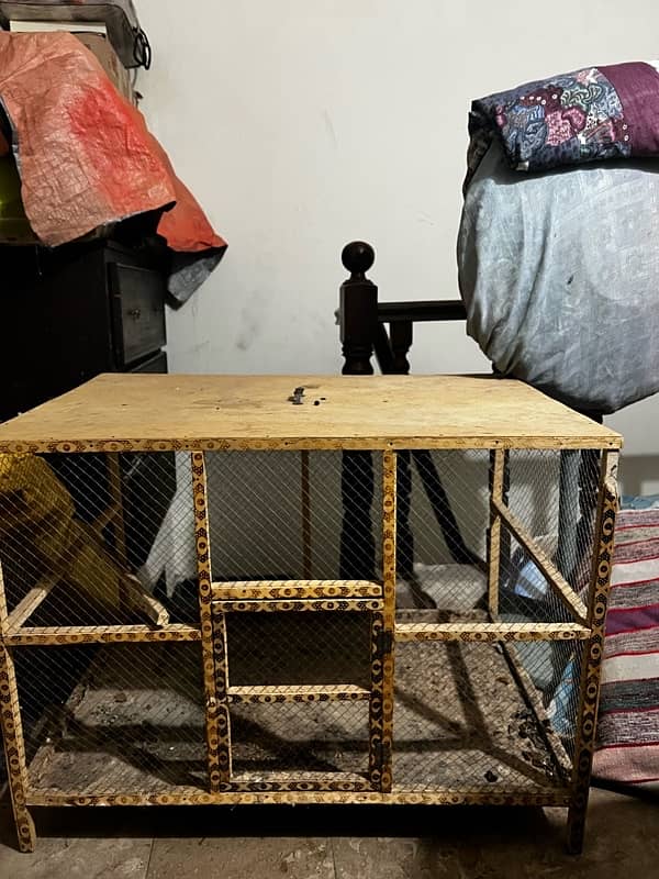 hen cage wooden 0