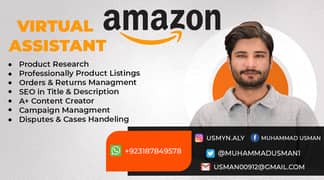 Professional Amazon Virtual Assistant with Year Experience