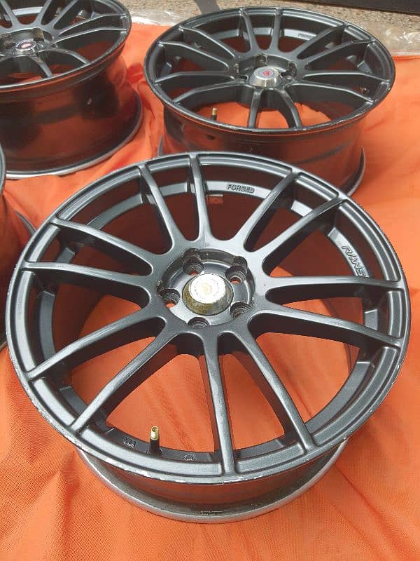 17 inch light weight rims twin spoke 7