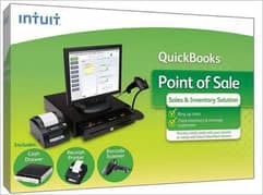 Quickbooks Desktop Point of Sale Software Computer Laptop graphic logo