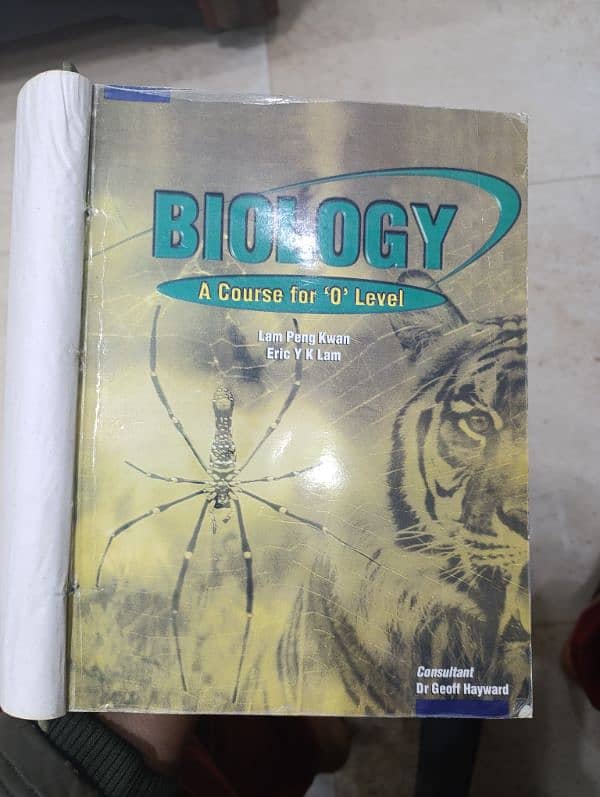 O Level Physics, Chemistry, Biology books 4