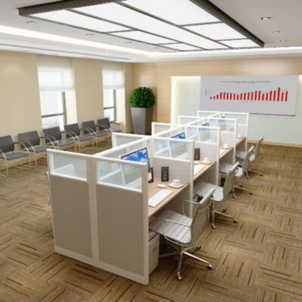 office table work station cluster cubical call center table meeting 2