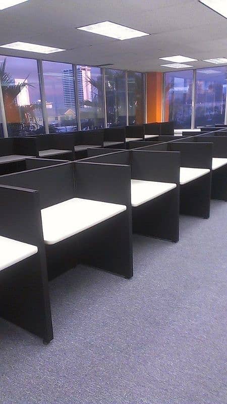 office table work station cluster cubical call center table meeting 14