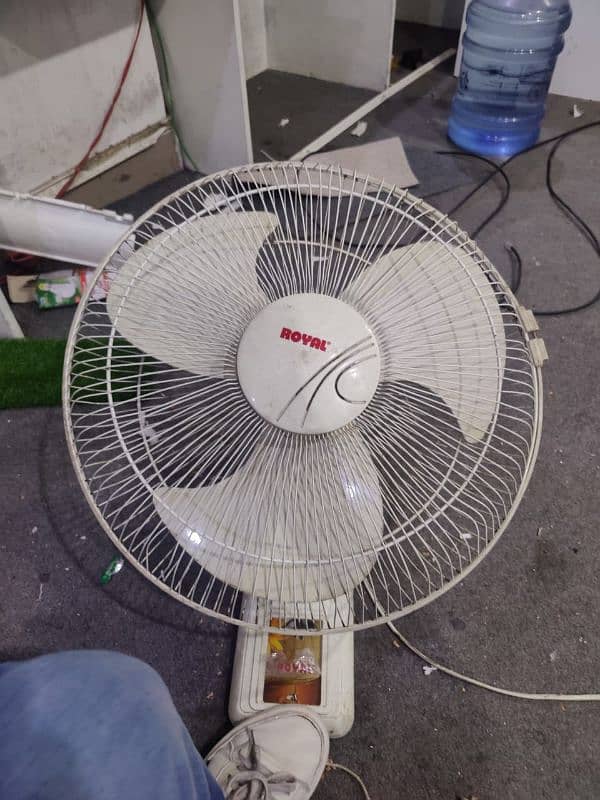 used good conditions three backet fans 1